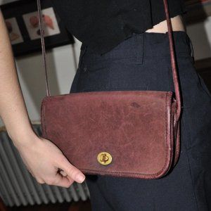 Vintage Coach Leather Crossbody Purse